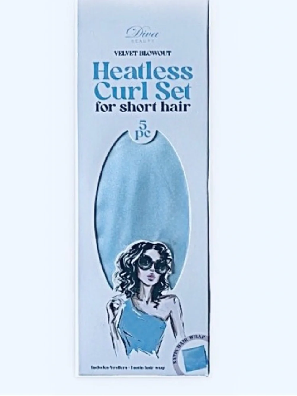Diva Beauty Velvet Blowout Heatless Curl Set
